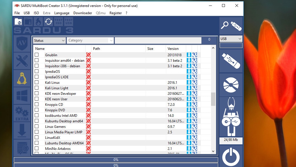 Virus-Problem, Partitions-Ärger: SARDU