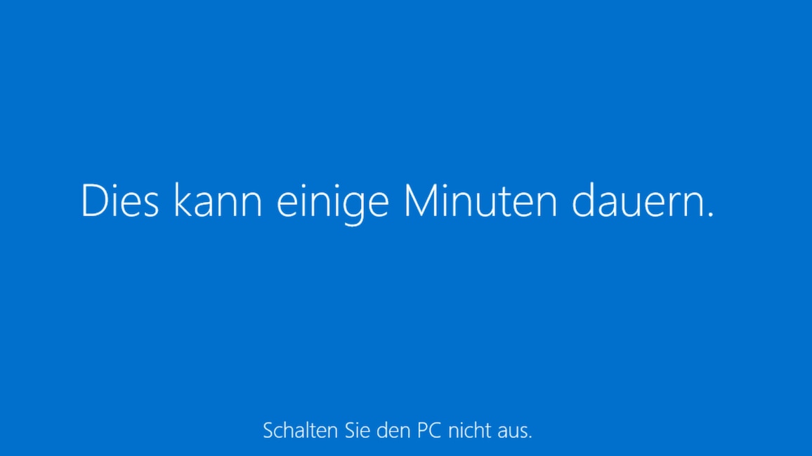 Letzte Schritte