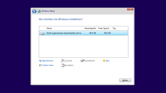 Windows 10 installieren © COMPUTER BILD
