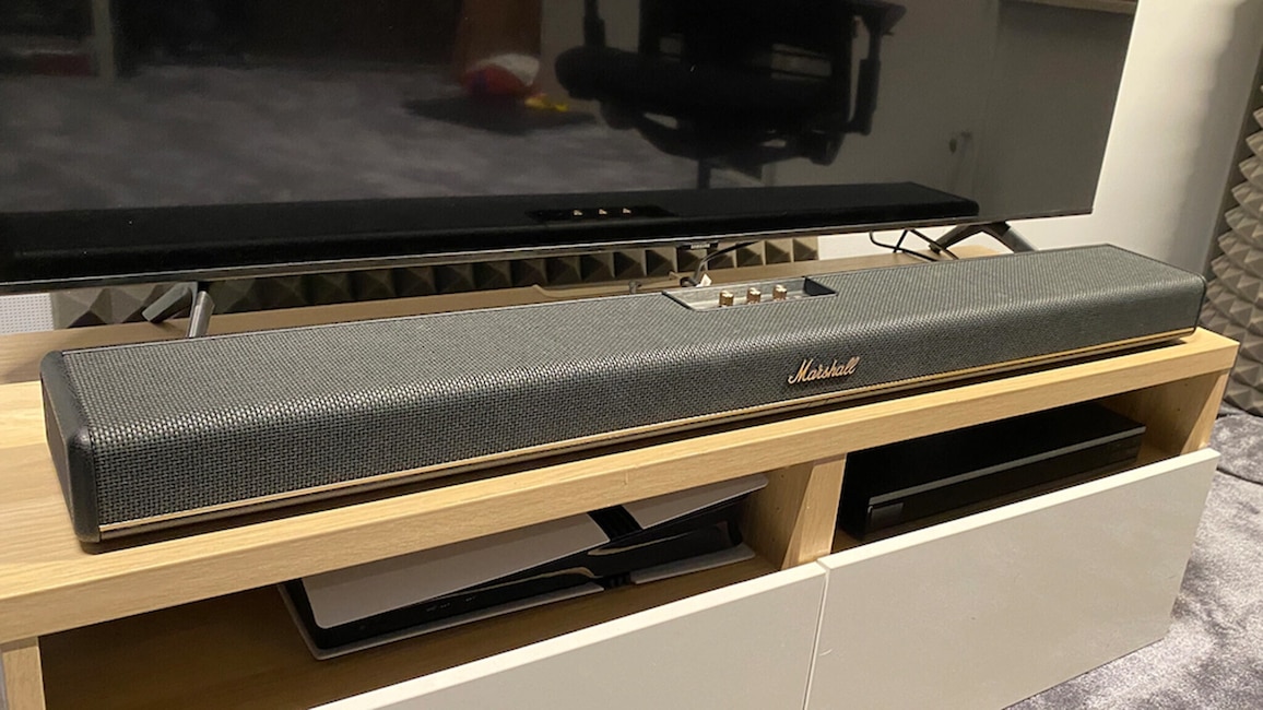 Die Marshall Heston 120 macht ordentlich Druck, auch ohne Subwoofer. Sie kostet auch mehr als starke Komplettpakete von Samsung und LG.