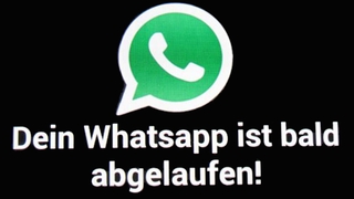 WhatsApp-Abowarnung