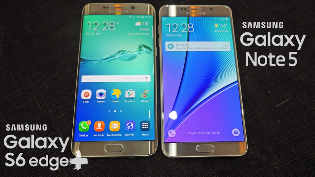 Samsung Galaxy S6 Edge+ vs Galaxy Note 5