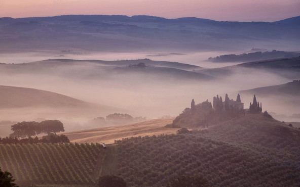 Magische Landschaft - Toskana - von nobile © nobile