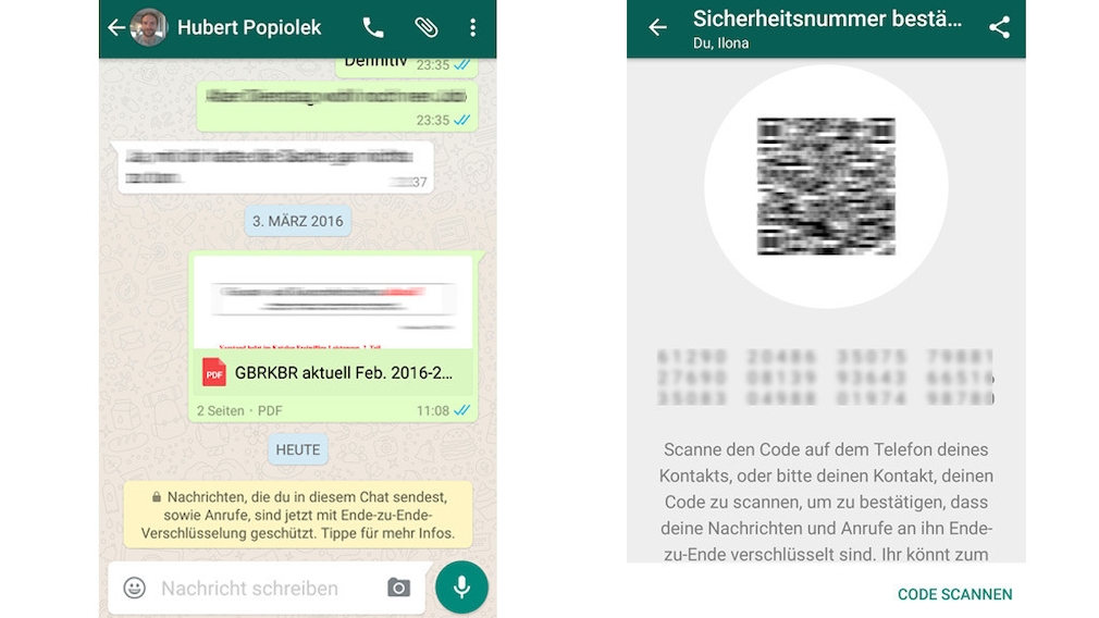 WhatsApp: End-to-End-Verschlüsselung