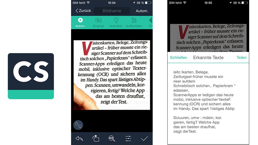 ScannerApps im Test COMPUTER BILD