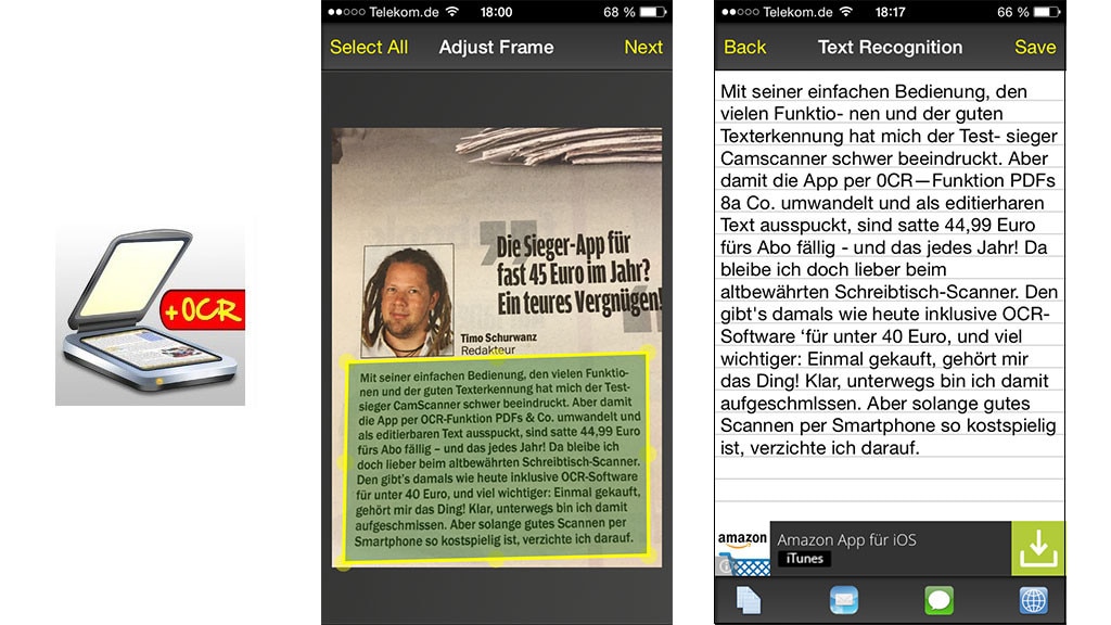 ScannerApps im Test COMPUTER BILD