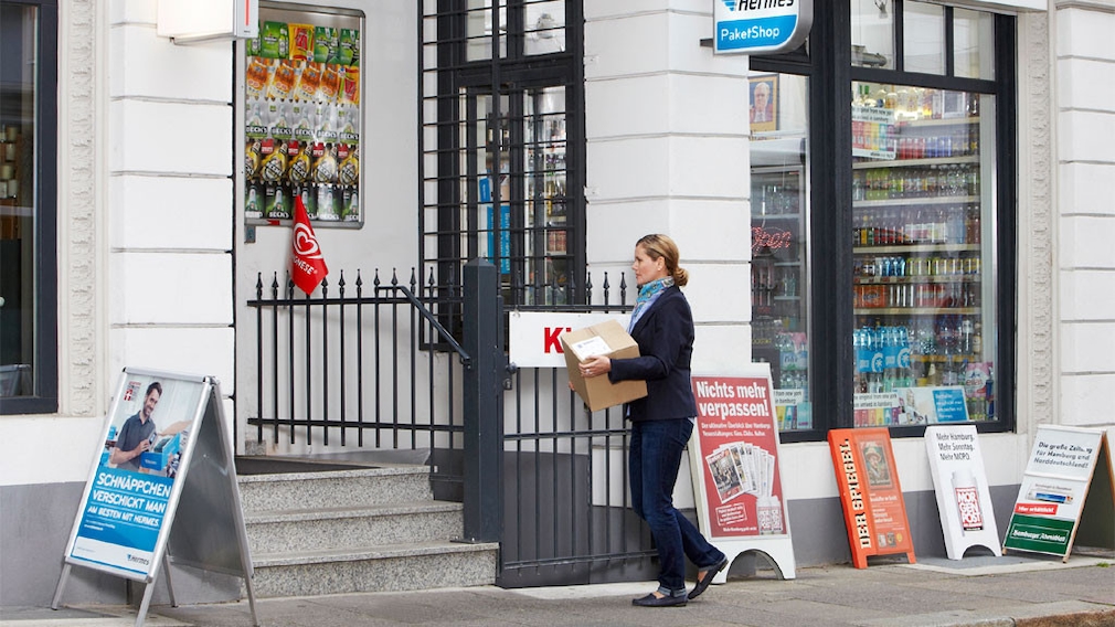Der mobile Paketschein von Hermes - COMPUTER BILD