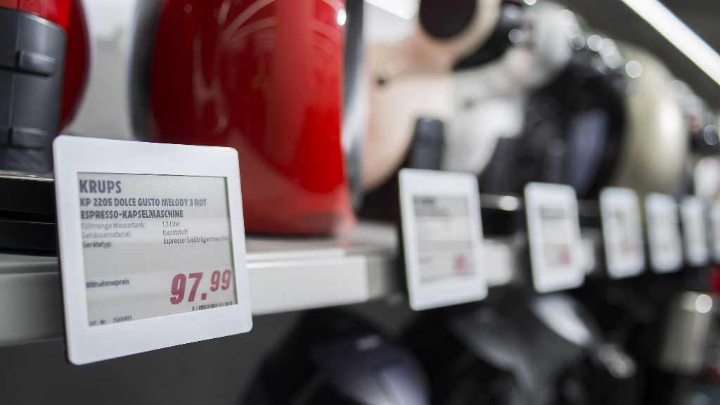 Digitale Preisschilder bei Media Markt COMPUTER BILD