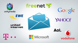 Beliebte E-Mailanbieter