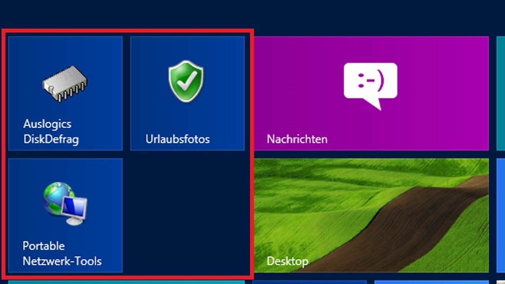 Windows 8 Kachelthemen