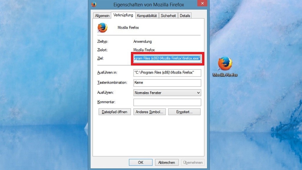 Windows 7/8/10: Start programs via the context menu