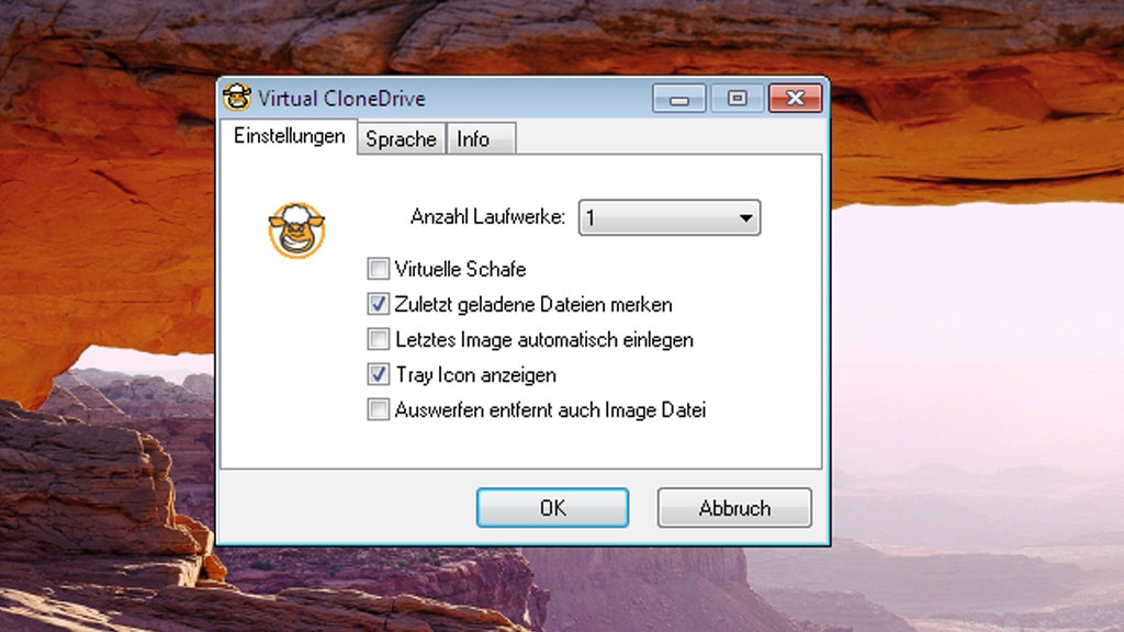 Virtual CloneDrive: Images in den Dateimanager einbinden
