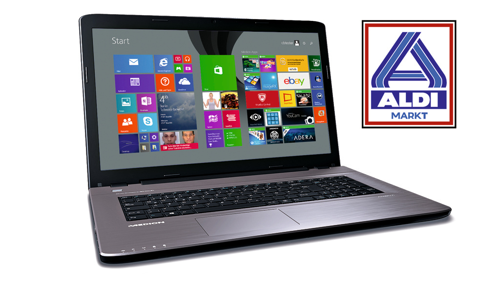 Medion Akoya E7416 (MD99460) AldiNotebook im Test COMPUTER BILD