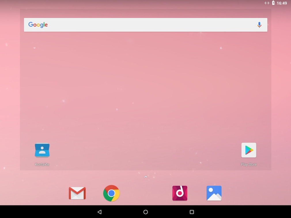 Screenshot aus Android-x86 