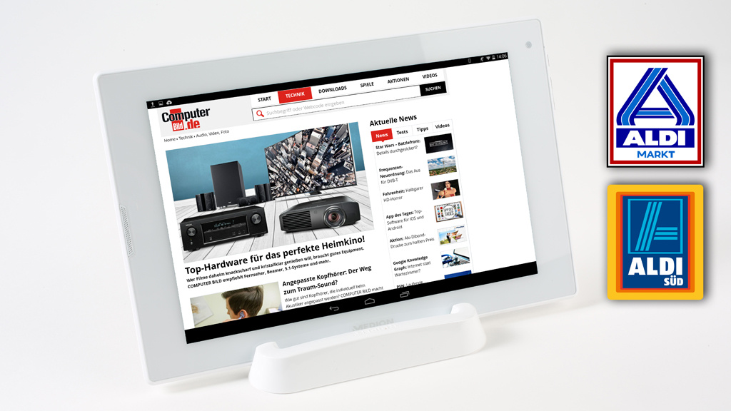 Medion Lifetab P8912 Test des AldiTablets COMPUTER BILD