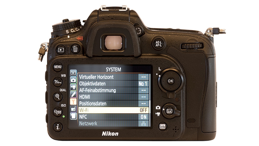 Nikon D7200 Rückseite