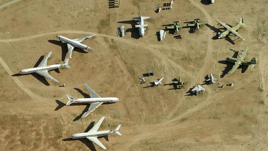 Der Flugzeug-Friedhof der Superlative