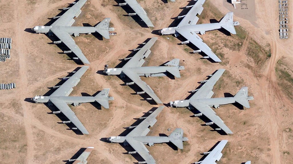 Flugzeug-Friedhof in Arizona/USA