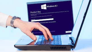 Registrierung von Windows 8.1