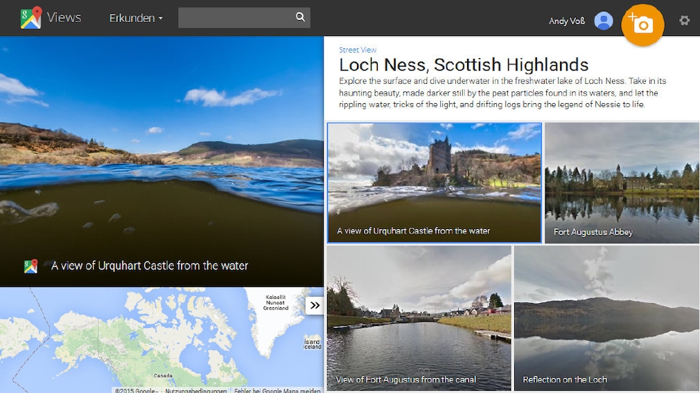 Street View: Loch Ness