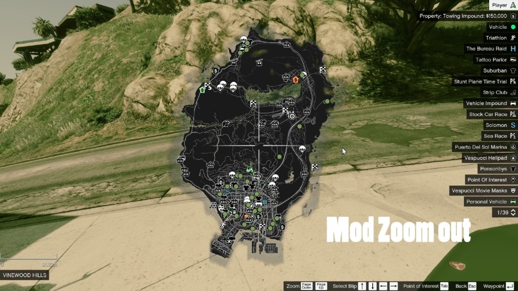 GTA 5: Mega Map Zoom-out