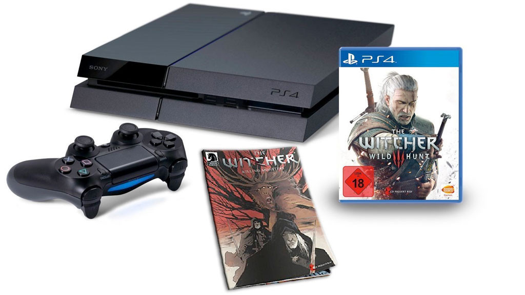 PS4 G nstiges Bundle mit The Witcher 3 COMPUTER BILD