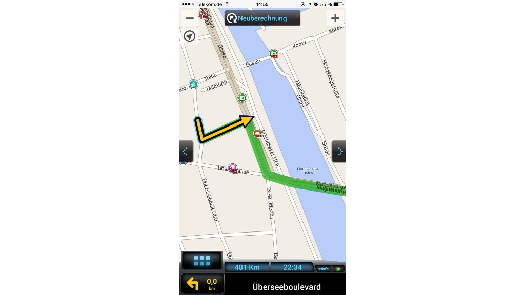 Offline Navigation iPhone Android Windows Phone