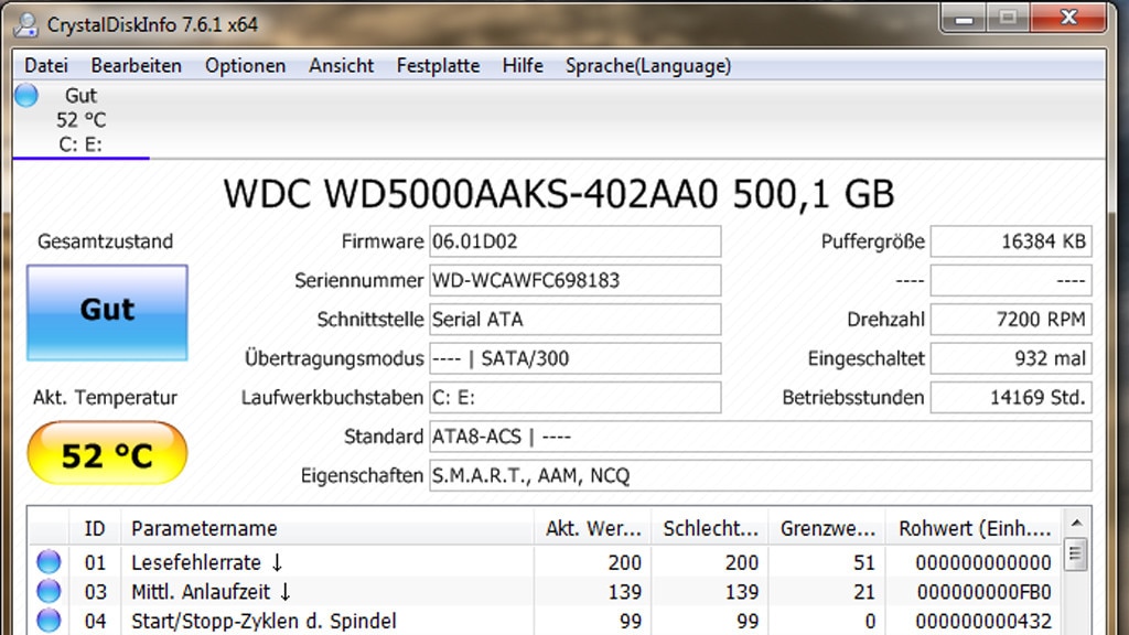 CrystalDiskInfo Portable