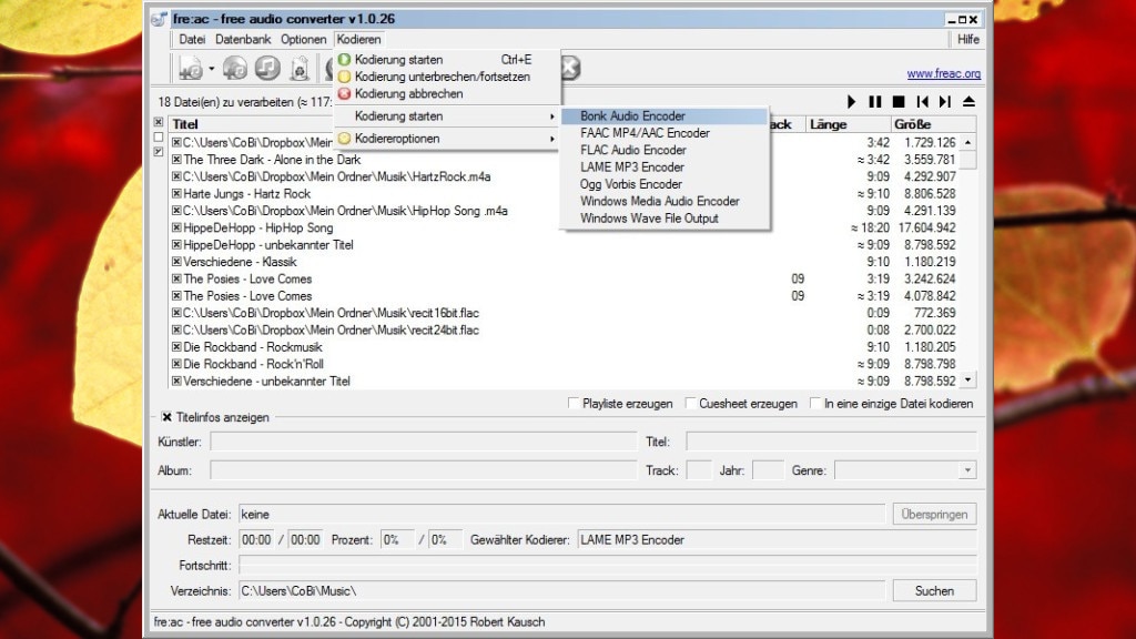 fre:ac (Free Audio Converter) Portable