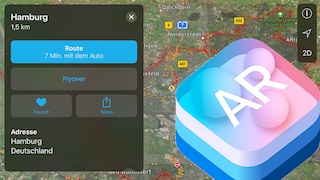 Apple Karten: Flyover bekommt ARkit-Unterstützung