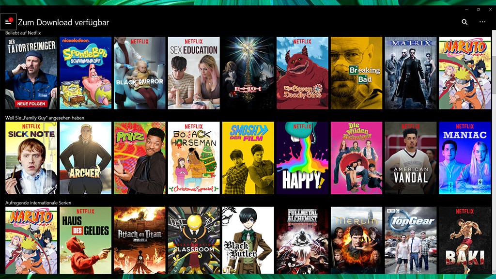 Netflix: Serien und Filme schauen