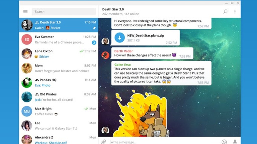 Telegram Desktop: Verschlüsselt chatten