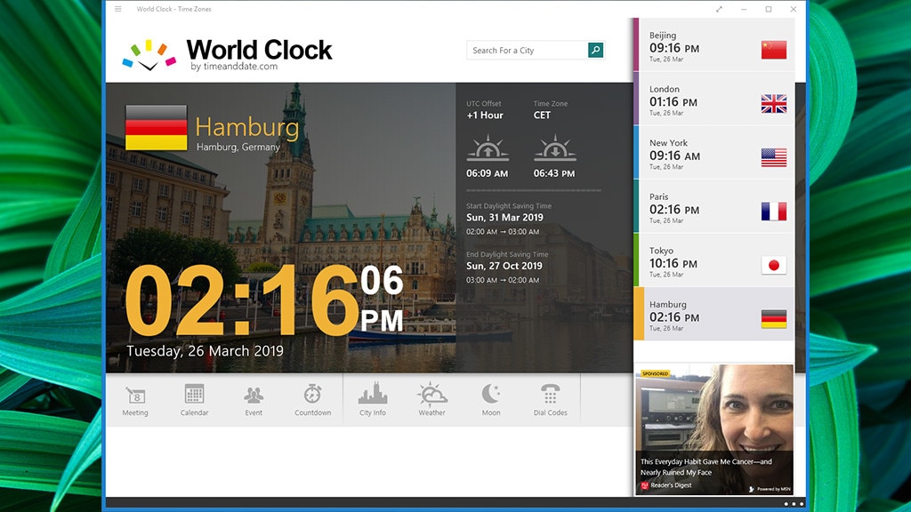 World Clock & Time Zones: Zeitzonen im Blick