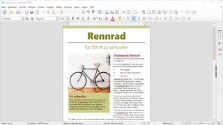 Screenshot aus LibreOffice