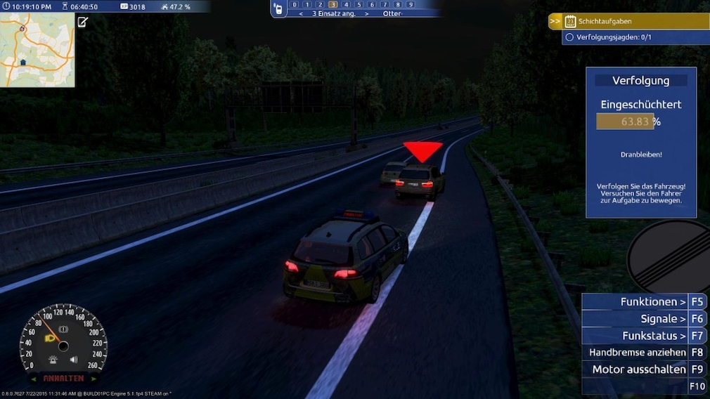 Autobahn-Polizei Simulator 2015: Nacht