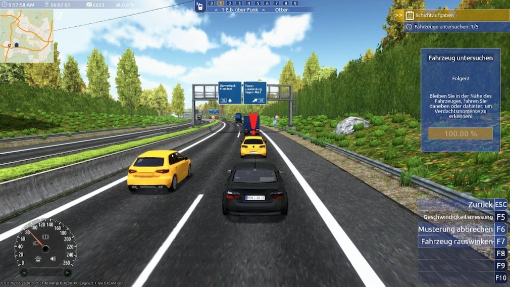 Autobahn-Polizei Simulator 2015: Straße