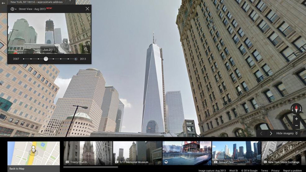 Google Street View: Time Travel