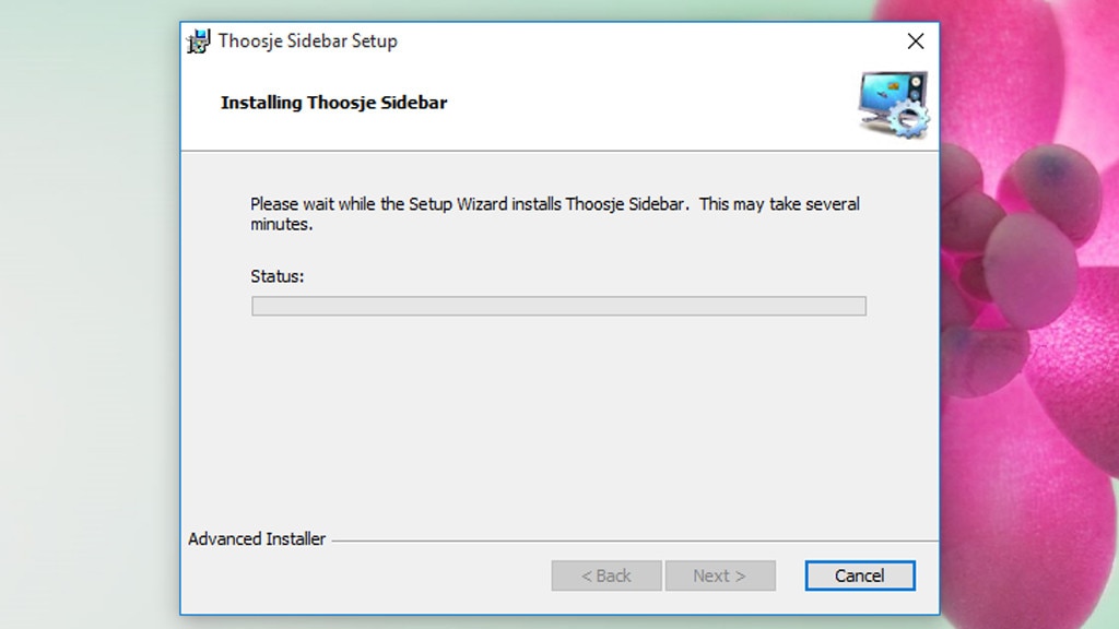 Thoosje Windows Sidebar 8 (1): Installieren