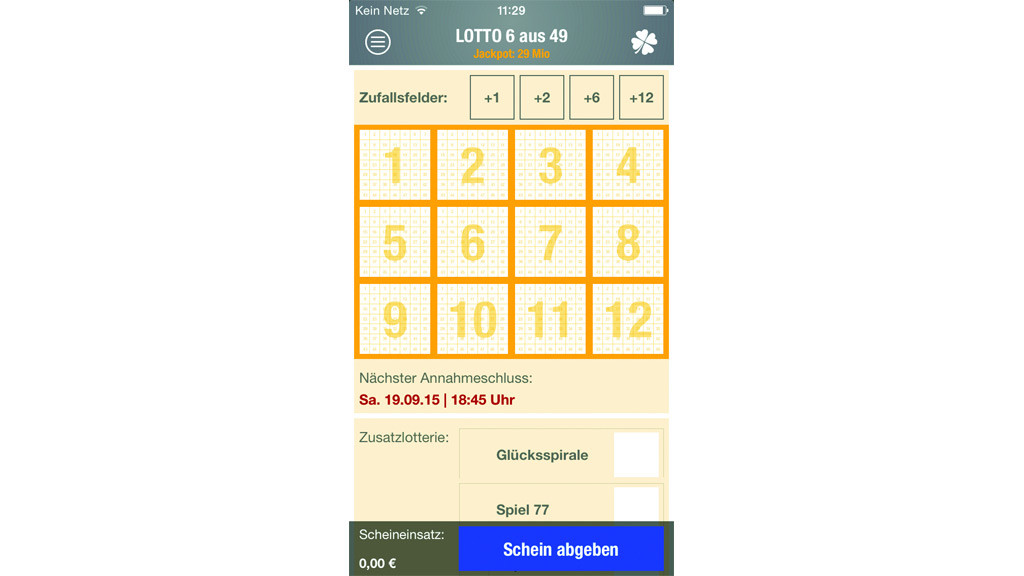 Lotto App Test