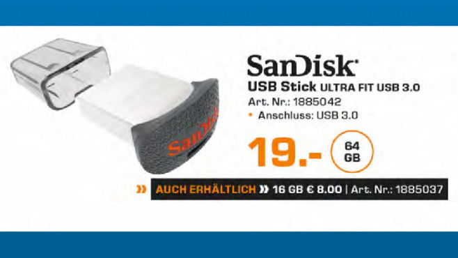 Sandisk Ultra Fit 64GB © Saturn