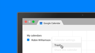 Google Kalender Papierkorb
