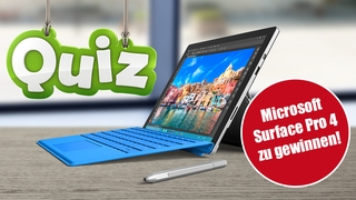Quiz lösen, Microsoft Surface Pro 4 gewinnen