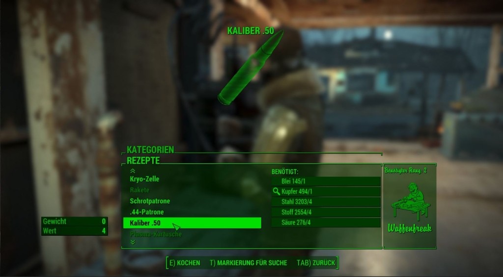 Fallout 4 Craftable Ammo