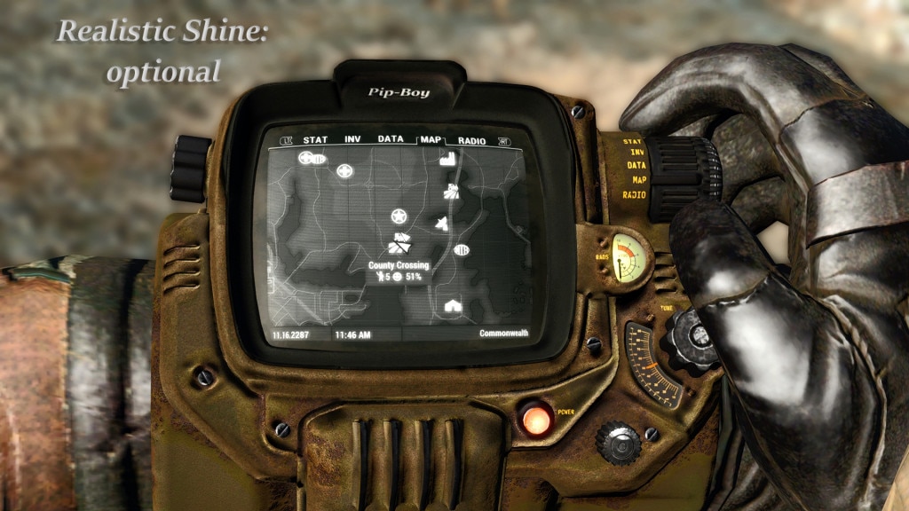 Fallout Texture Overhaul PipBoy