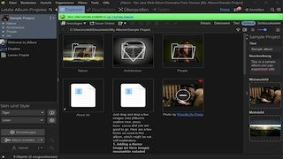 Screenshot aus jAlbum