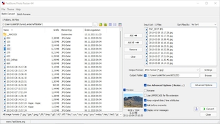 Screenshot aus FastStone Photo Resizer