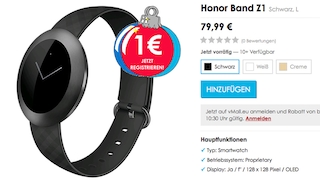 Honor Band Z1: Fitness-Tracker für 1 Euro!
