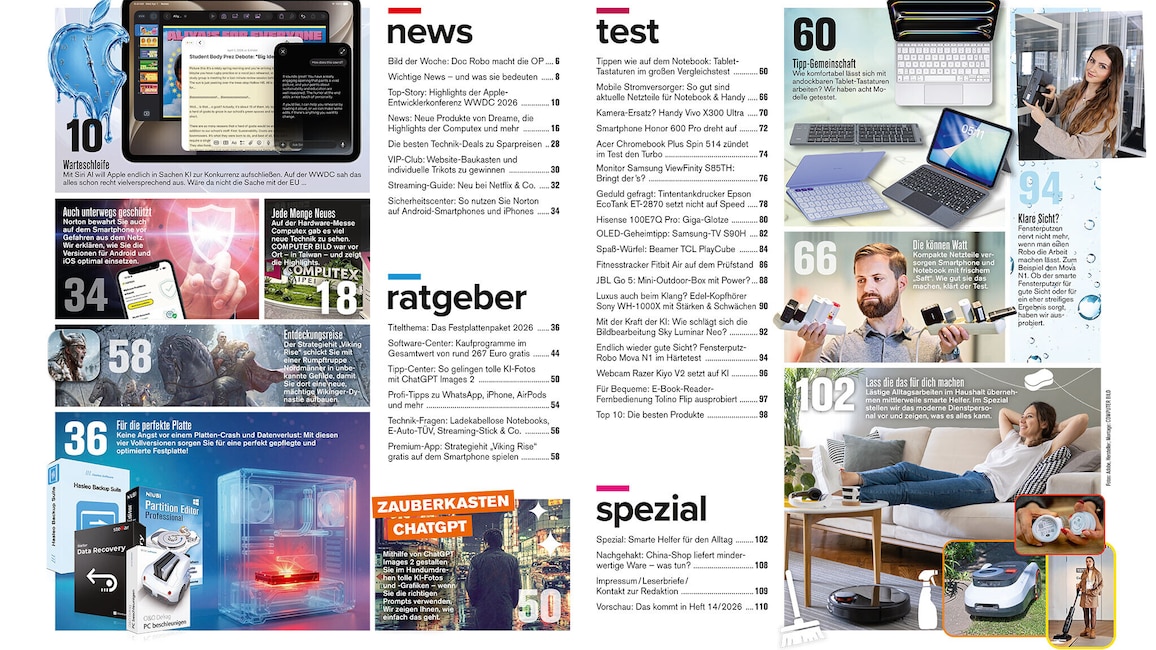 COMPUTER BILD: Ausgabe 13/2026 ist da - COMPUTER BILD