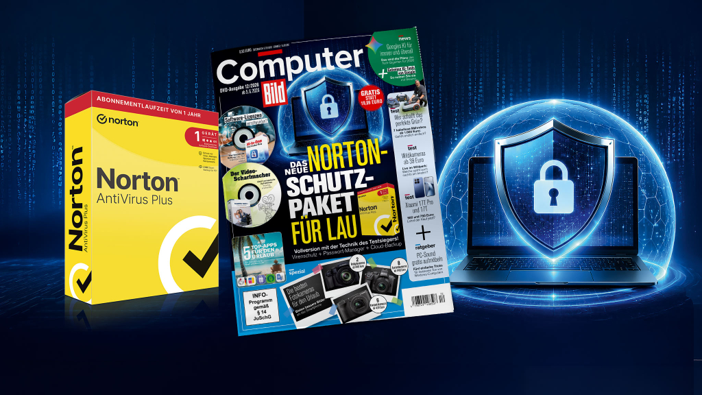 Norton, COMPUTER BILD (KI generiert)