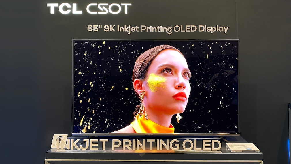 Die Inkjet-Drucktechnik von TCL CSOT verspricht hohe Pixeldichte und günstige Fertigungskosten.